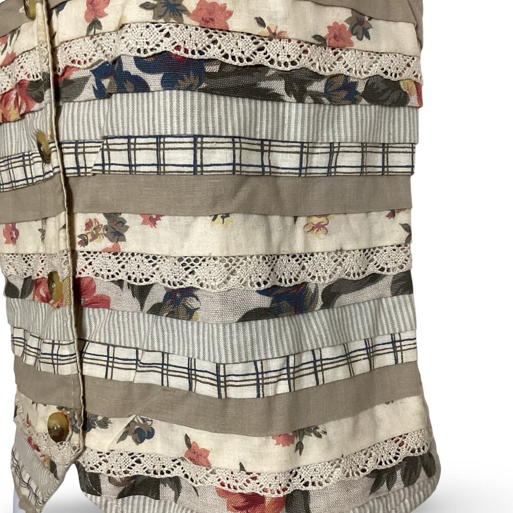 Studio Collection Patchwork Vest - Picture 3 of 7